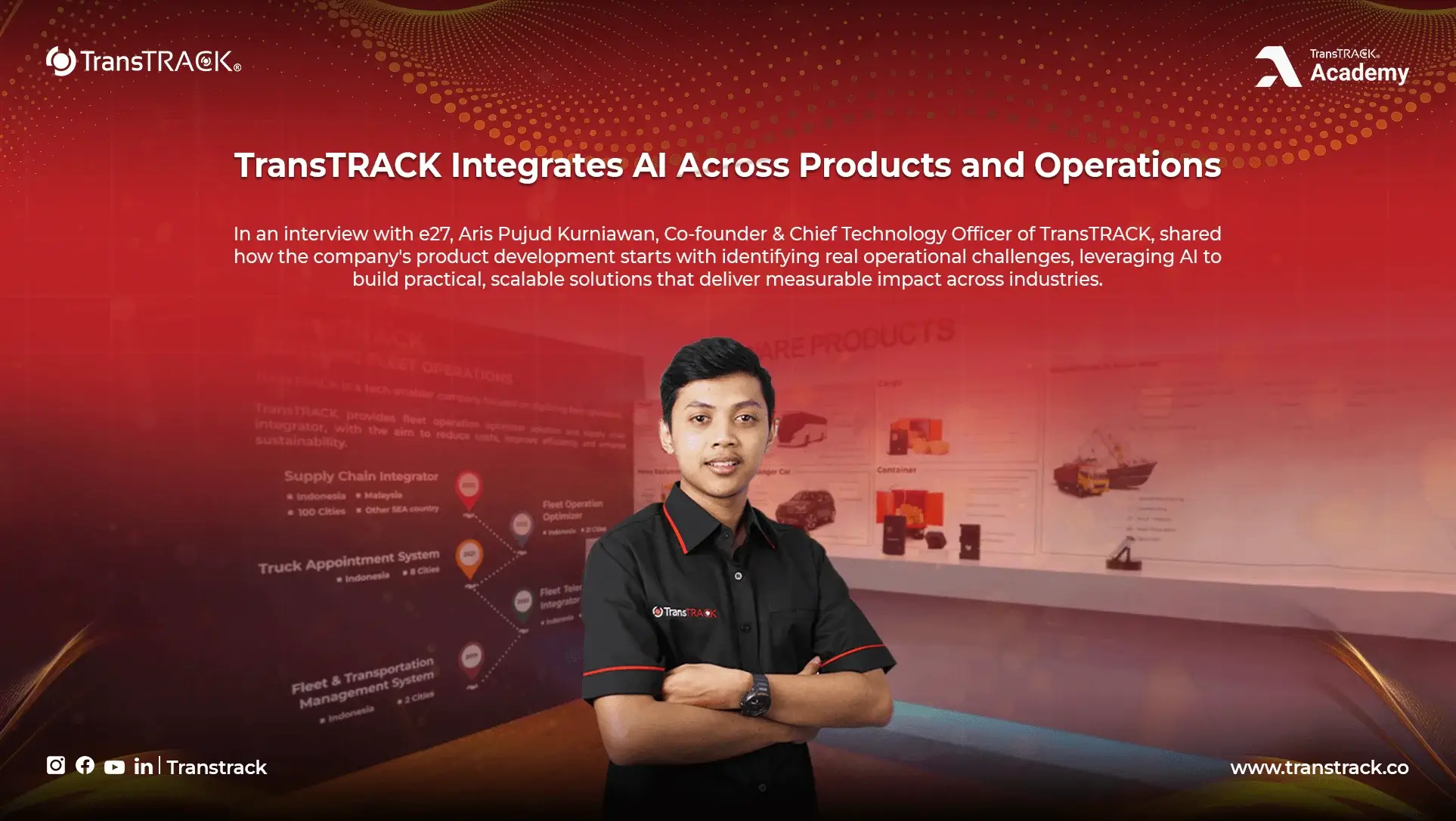Aris Pujud Kurniawan, Co-founder & CTO TransTRACK, Perkuat Inovasi AI TransTRACK untuk Meningkatkan Keselamatan Transportasi di Indonesia