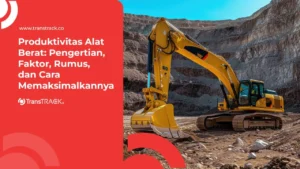 Produktivitas alat berat