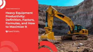 Heavy Equipment Productivity